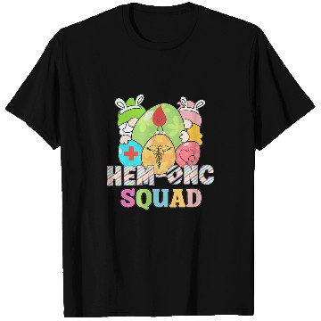 Discover Women Hem Onc nurses Easter Bunny Eggs Gnomes Hemonc nurses T-Shirts