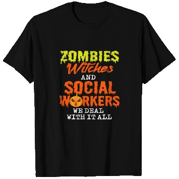 Discover Halloween Social Work Assistance Curative Education nurses T-Shirts