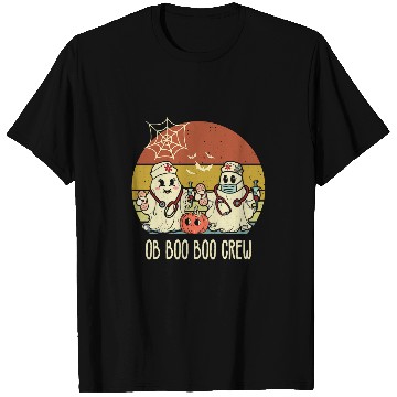 Discover OB nurses Boo Crew Retro Halloween OB GYN nurses T-Shirts