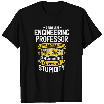Discover Professor Idea Funny Joke Engineering Professors T-Shirts