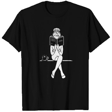 Discover Book Lover Girl Funny Book Reader Reading Graphic T-Shirts