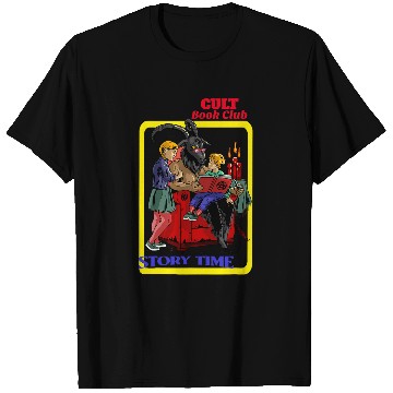 Discover Cult Book Club Satanic vintages Funny Retro Nostalgia Horror T-Shirts