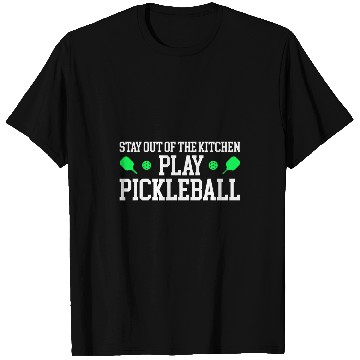 Discover Funny Pickleball Kitchen Graphic Women Men Pickleball Player T-Shirts