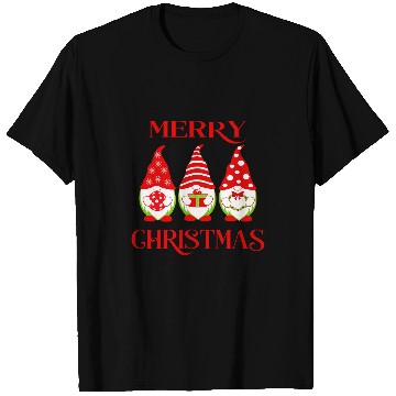 Discover Merry Christmas Gnomes With A Pickleball T-Shirts