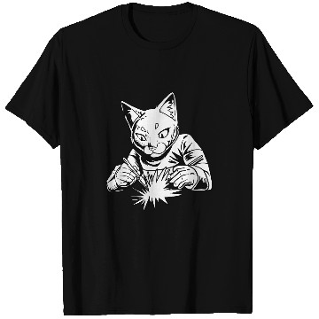 Discover Welding Cat Metal Worker Welder 7 T-Shirts