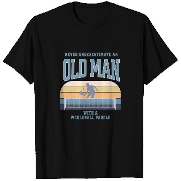 Discover Funny Pickleball Paddle For Men T-Shirts