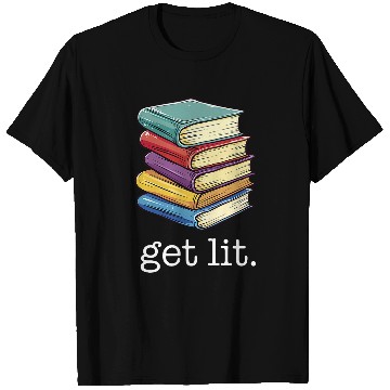 Discover Get Lit Reading Book T-Shirts