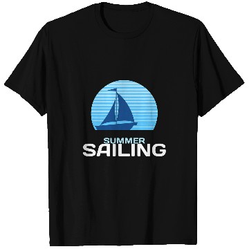 Discover Summer Sailing Boat Ocean T-Shirts
