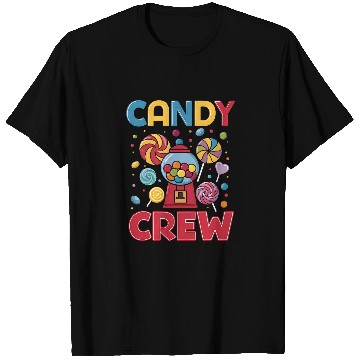 Discover Candy Land Candy Crew Decorations Sweetie Candy Squad T-Shirts