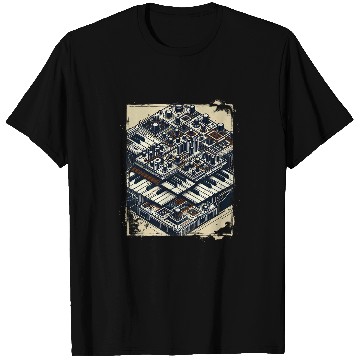 Discover Cool Synthesizer 80s vintagess T-Shirts