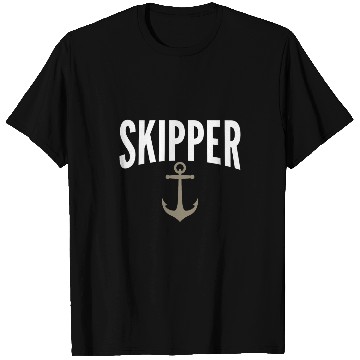 Discover Skipper Novelty Sailing Graphic Print for Unisex T-Shirts