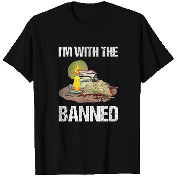 Discover Im With The Banned for a Book Lover T-Shirts