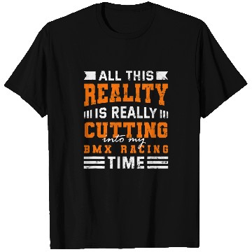 Discover Cutting into My BMX Racing Time Bicycle Motocross 2 T-Shirts