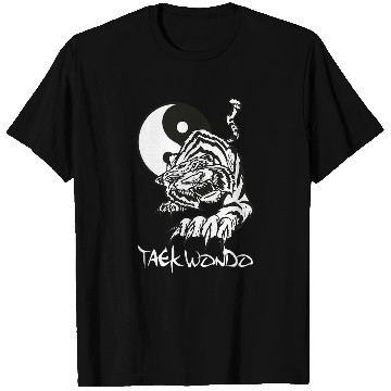 Discover Taekwondo yin yang tiger T-Shirts