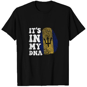 Discover Funny its in my DNA Barbados flag Fingerprint T-Shirts