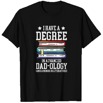 Discover Reading Book Lover Dad Degree Literature T-Shirts