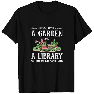 Discover Garden Library Bookworm Book Lover T-Shirts