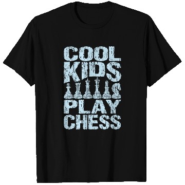 Discover Cool Kids Play Chess Player Board Game Master Chess Board T-Shirts