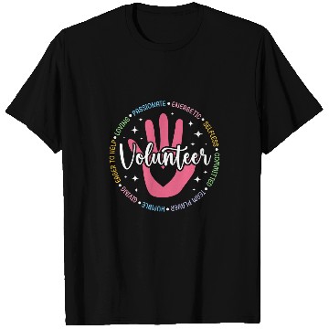Discover Volunteer Appreciation Circle Volunteering Voluntary Worker T-Shirts
