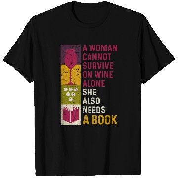 Discover Book Reader Wines Drinking Lover For Bookworm Women T-Shirts