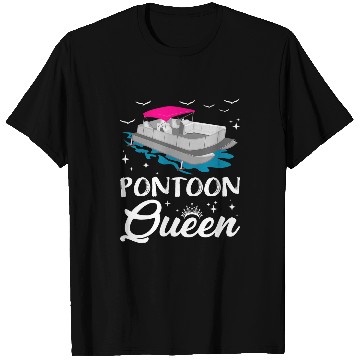 Discover pontoon queen pontooning boat lover T-Shirts