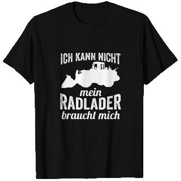 Discover Wheel loader construction site construction worker civil builder T-Shirts