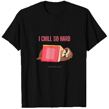 Discover Sloth Sleeping Under A Book Funny Weekend Mode T-Shirts