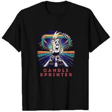 Discover CANDLE SPRINTER Running Bold T-Shirts