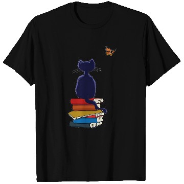Discover reading book cat book and tea lover T-Shirts