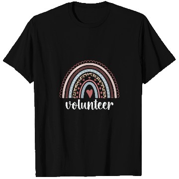Discover Volunteer Rainbow Voluntary Worker Volunteering T-Shirts