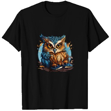 Discover Cute Owl Reading Book Bookworm Owls T-Shirts
