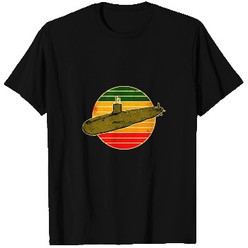 Discover Submarine Boat Ship Fleet Naval forces Military T-Shirts