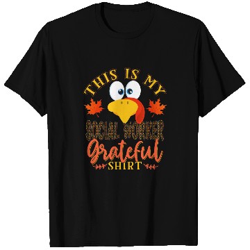 Discover Thanksgiving Turkey This Is My Social Worker Grateful T-Shirts