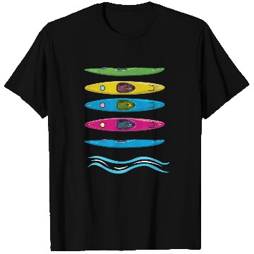 Discover Boating Boat Kayak Kayaking Pontoon Lake Summer T-Shirts