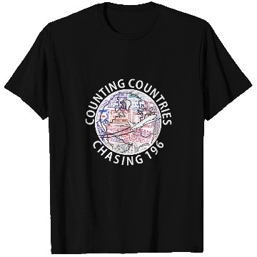 Discover Counting Countries Chasing 196 T-Shirts