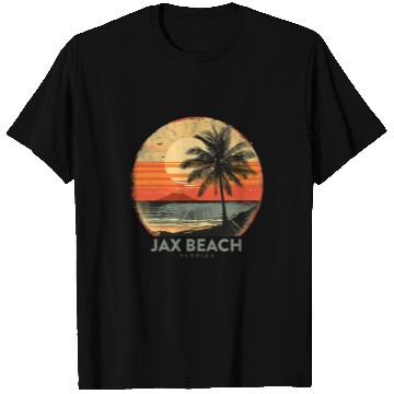 Discover Jax Beach Florida Vacation vintagess Jacksonville FL Holiday 1 T-Shirts