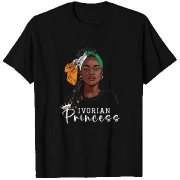 Discover Ivorian Flag Souvenirs Princess Products Women Ivory Coast T-Shirts