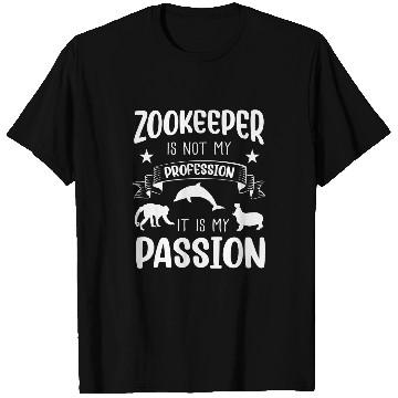 Discover Zookeeper Passion Zoo Keeper Zoology Student Animal Keeper T-Shirts