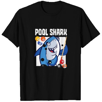 Discover Pool Shark Billiards Player 9 Ball T-Shirts