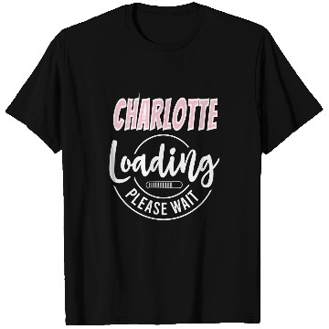 Discover Charlotte Custom Personalized Girls Baby Shower T-Shirts