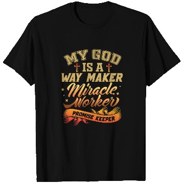 Discover Way Maker Miracle Worker Promise Keeper 7 T-Shirts