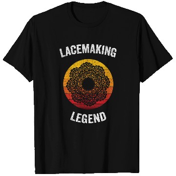 Discover Lacemaking Legend vintagess Bobbin Lace Sewing T-Shirts