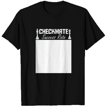 Discover Checkmate Success Rate Chess Board Game Chess Lover T-Shirts
