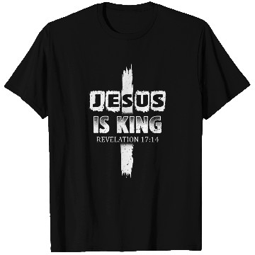 Discover Jesus Is King Bible Scripture Quote Christian Crown T-Shirts