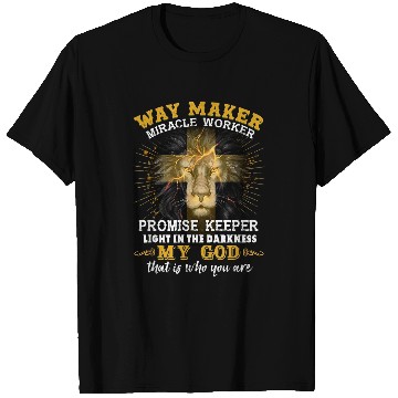 Discover Way maker miracle worker My God T-Shirts