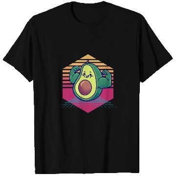 Discover Avocado Weightlifting vintagess T-Shirts