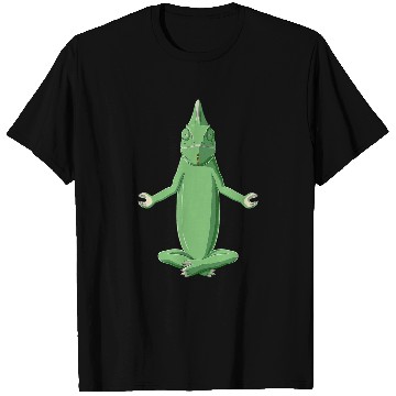 Discover Funny Yoga Chameleon T-Shirts