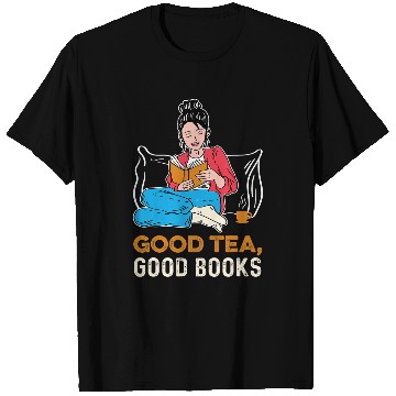 Discover Good Tea Book Lover T-Shirts