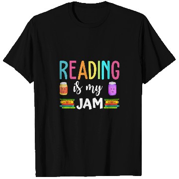 Discover Reading Is My Jam Book Lover Teacher School Studend Libary T-Shirts