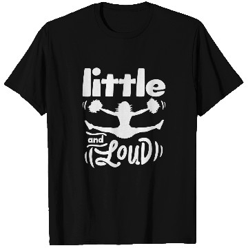 Discover Cheerleading Little And Loud Cheerleader Team Squad T-Shirts